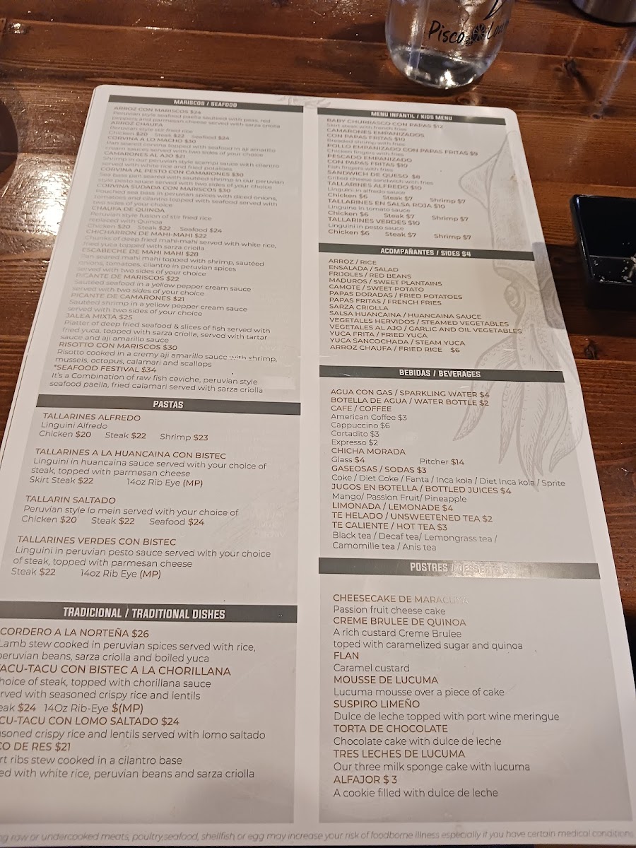 Victoria's Peruvian Pisco Lounge Menu-4